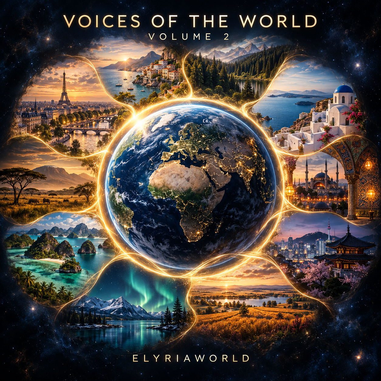 Voices of the World Volume 2 — Elyriaworld official album cover