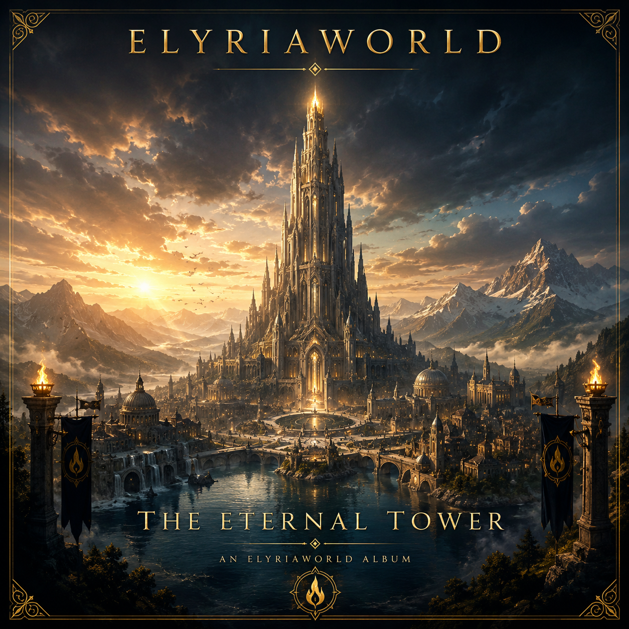The Eternal Tower — Elyriaworld official album cover